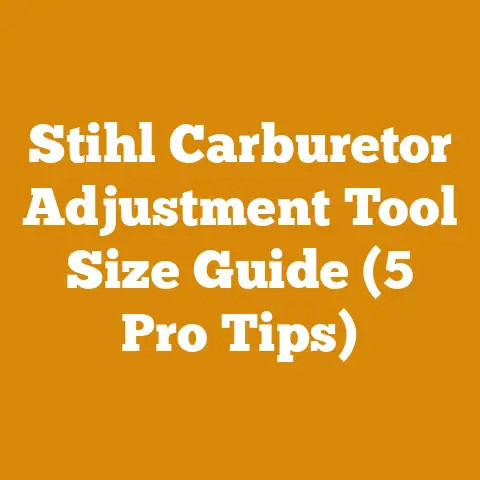 Stihl Carburetor Adjustment Tool Size Guide (5 Pro Tips)