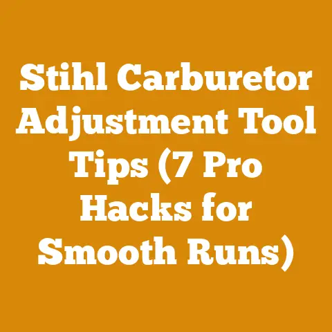 Stihl Carburetor Adjustment Tool Tips (7 Pro Hacks for Smooth Runs)