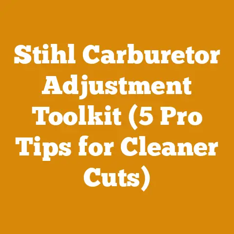 Stihl Carburetor Adjustment Toolkit (5 Pro Tips for Cleaner Cuts)