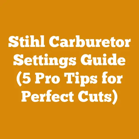 Stihl Carburetor Settings Guide (5 Pro Tips for Perfect Cuts)