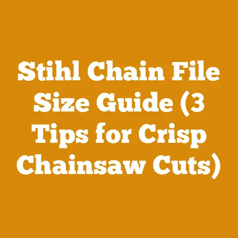 Stihl Chain File Size Guide (3 Tips for Crisp Chainsaw Cuts)