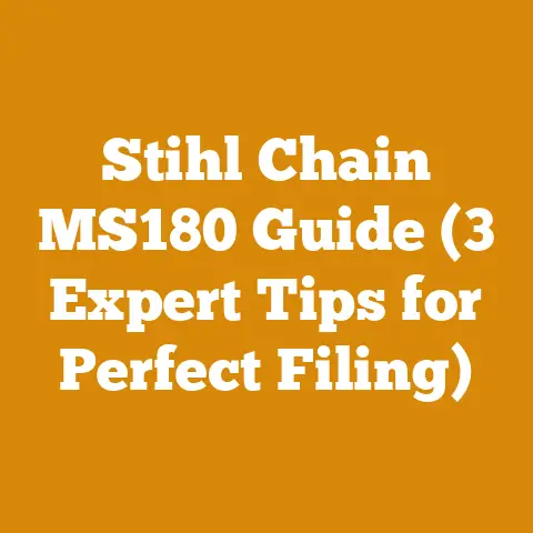 Stihl Chain MS180 Guide (3 Expert Tips for Perfect Filing)