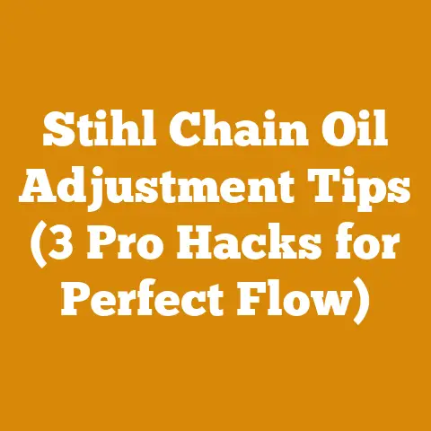 Stihl Chain Oil Adjustment Tips (3 Pro Hacks for Perfect Flow)