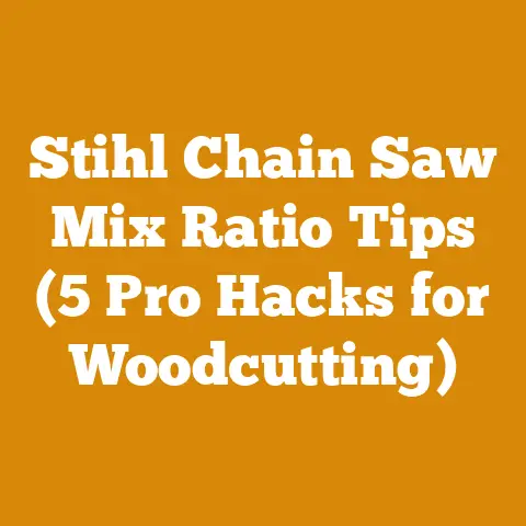 Stihl Chain Saw Mix Ratio Tips (5 Pro Hacks for Woodcutting)