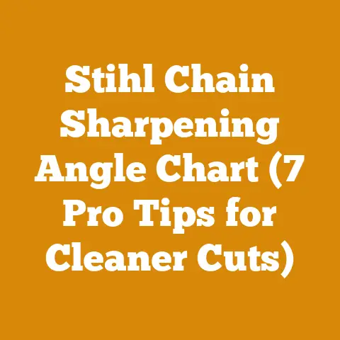 Stihl Chain Sharpening Angle Chart (7 Pro Tips for Cleaner Cuts)
