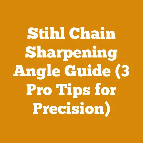 Stihl Chain Sharpening Angle Guide (3 Pro Tips for Precision)
