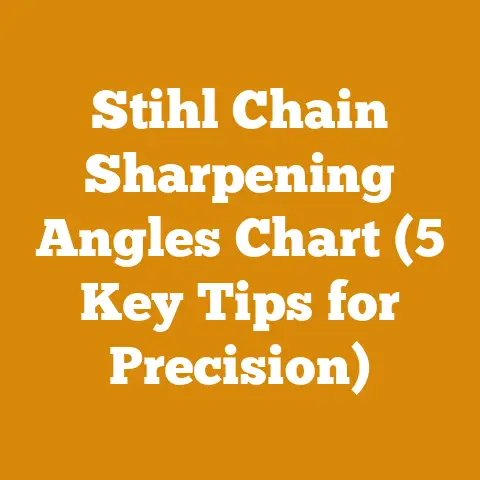 Stihl Chain Sharpening Angles Chart (5 Key Tips for Precision)