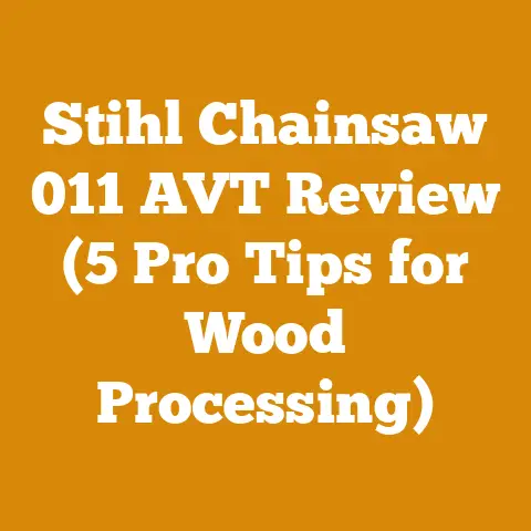Stihl Chainsaw 011 AVT Review (5 Pro Tips for Wood Processing)