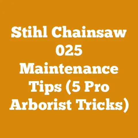 Stihl Chainsaw 025 Maintenance Tips (5 Pro Arborist Tricks)