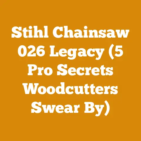 Stihl Chainsaw 026 Legacy (5 Pro Secrets Woodcutters Swear By)
