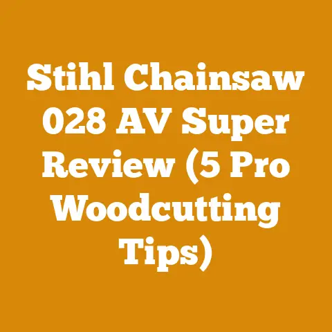 Stihl Chainsaw 028 AV Super Review (5 Pro Woodcutting Tips)