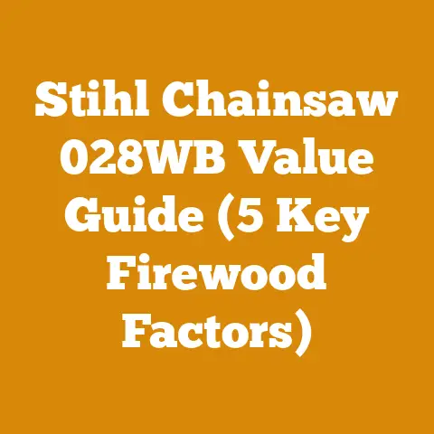 Stihl Chainsaw 028WB Value Guide (5 Key Firewood Factors)