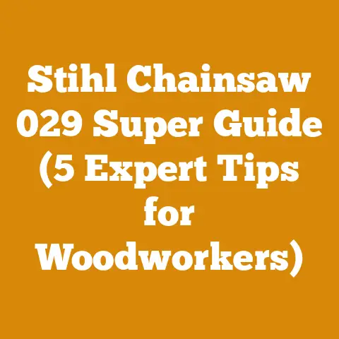 Stihl Chainsaw 029 Super Guide (5 Expert Tips for Woodworkers)