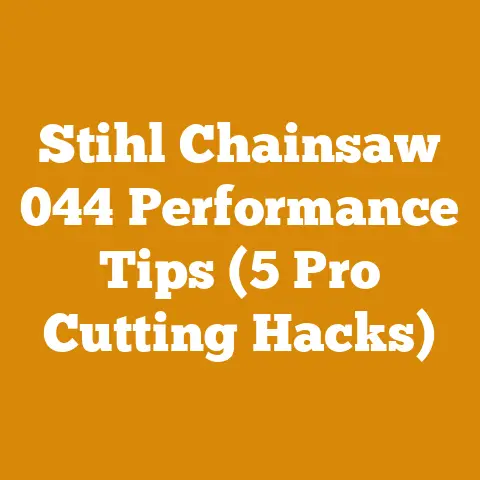 Stihl Chainsaw 044 Performance Tips (5 Pro Cutting Hacks)