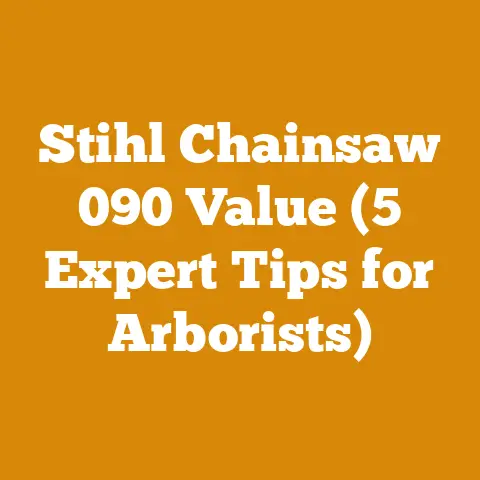 Stihl Chainsaw 090 Value (5 Expert Tips for Arborists)