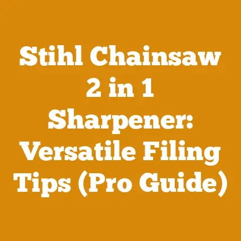 Stihl Chainsaw 2 in 1 Sharpener: Versatile Filing Tips (Pro Guide)