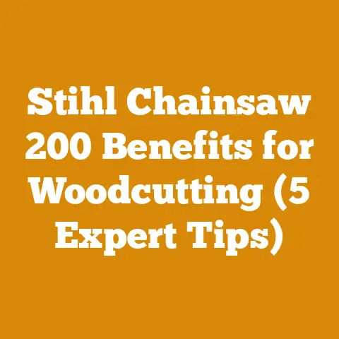 Stihl Chainsaw 200 Benefits for Woodcutting (5 Expert Tips)