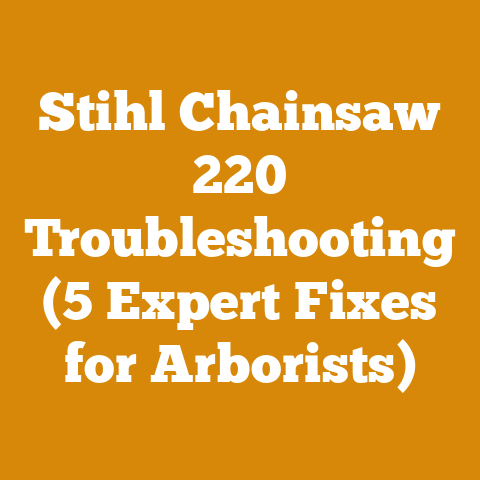 Stihl Chainsaw 220 Troubleshooting (5 Expert Fixes for Arborists)