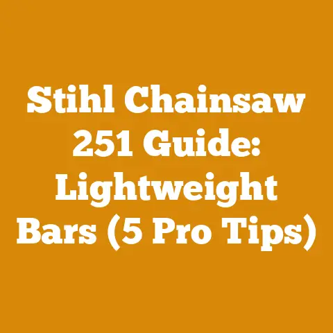 Stihl Chainsaw 251 Guide: Lightweight Bars (5 Pro Tips)