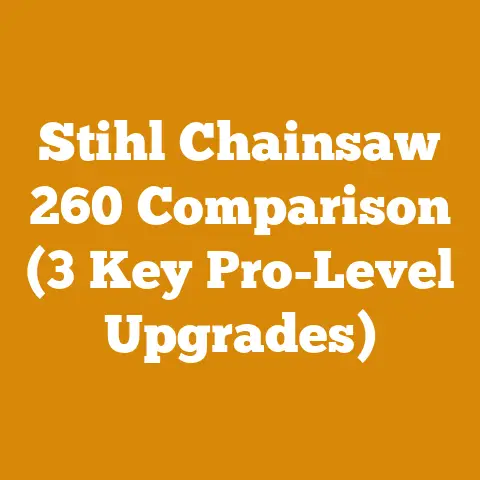 Stihl Chainsaw 260 Comparison (3 Key Pro-Level Upgrades)
