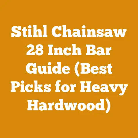 Stihl Chainsaw 28 Inch Bar Guide (Best Picks for Heavy Hardwood)