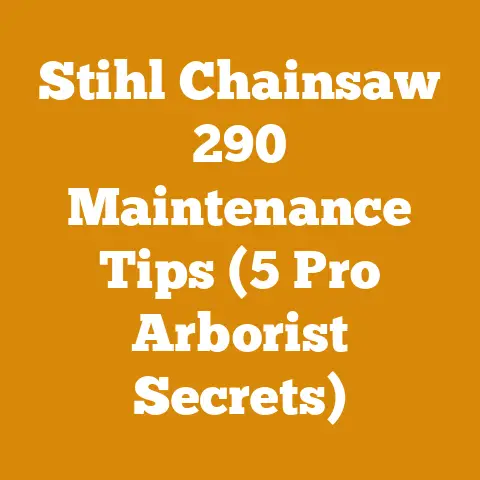 Stihl Chainsaw 290 Maintenance Tips (5 Pro Arborist Secrets)