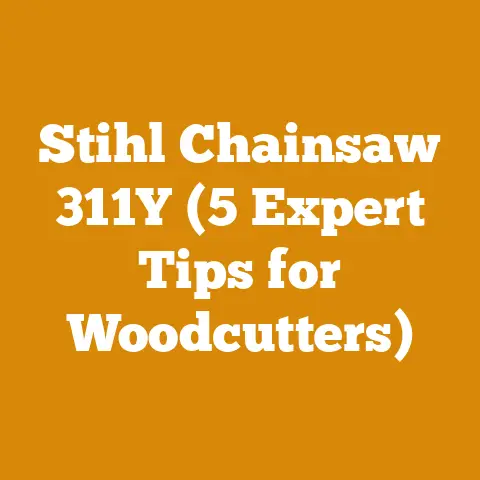 Stihl Chainsaw 311Y (5 Expert Tips for Woodcutters)