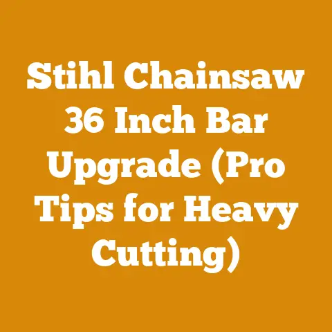 Stihl Chainsaw 36 Inch Bar Upgrade (Pro Tips for Heavy Cutting)