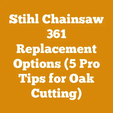 Stihl Chainsaw 361 Replacement Options (5 Pro Tips for Oak Cutting)