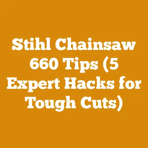 Stihl Chainsaw 660 Tips (5 Expert Hacks for Tough Cuts)
