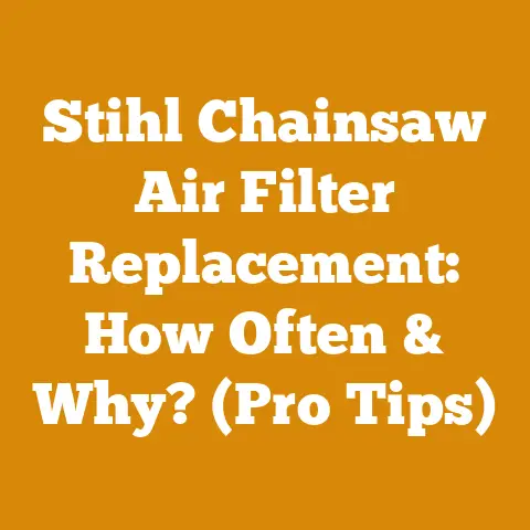 Stihl Chainsaw Air Filter Replacement: How Often & Why? (Pro Tips)