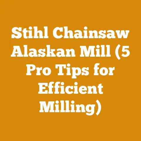 Stihl Chainsaw Alaskan Mill (5 Pro Tips for Efficient Milling)