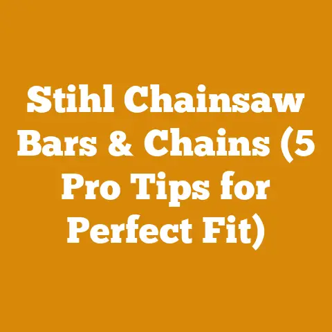 Stihl Chainsaw Bars & Chains (5 Pro Tips for Perfect Fit)