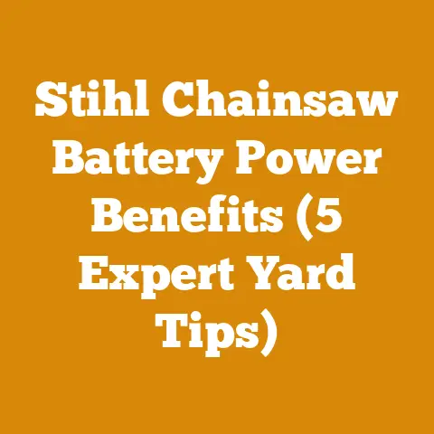 Stihl Chainsaw Battery Power Benefits (5 Expert Yard Tips)