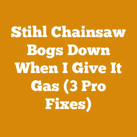 Stihl Chainsaw Bogs Down When I Give It Gas (3 Pro Fixes)