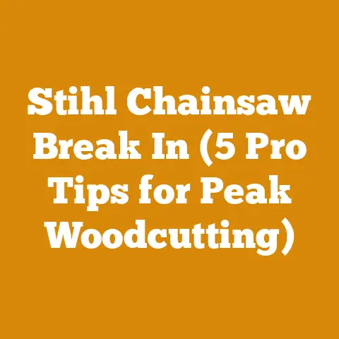 Stihl Chainsaw Break In (5 Pro Tips for Peak Woodcutting)
