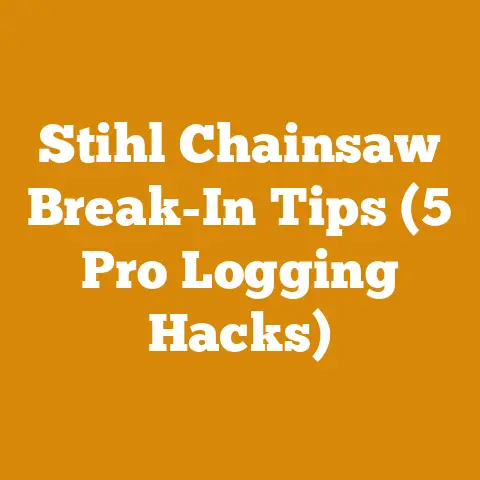 Stihl Chainsaw Break-In Tips (5 Pro Logging Hacks)