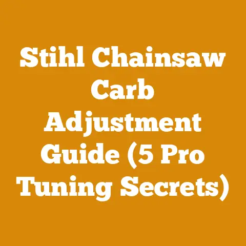 Stihl Chainsaw Carb Adjustment Guide (5 Pro Tuning Secrets)