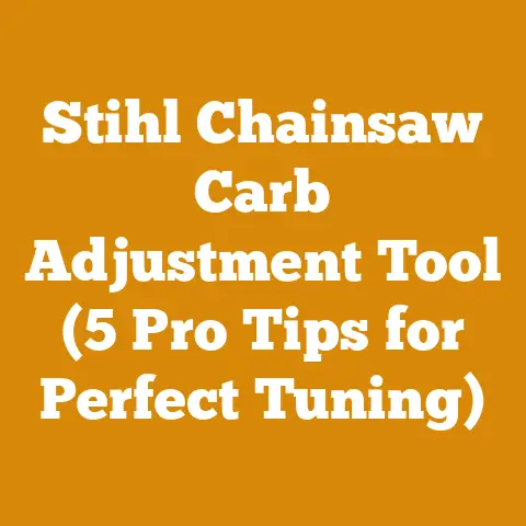 Stihl Chainsaw Carb Adjustment Tool (5 Pro Tips for Perfect Tuning)