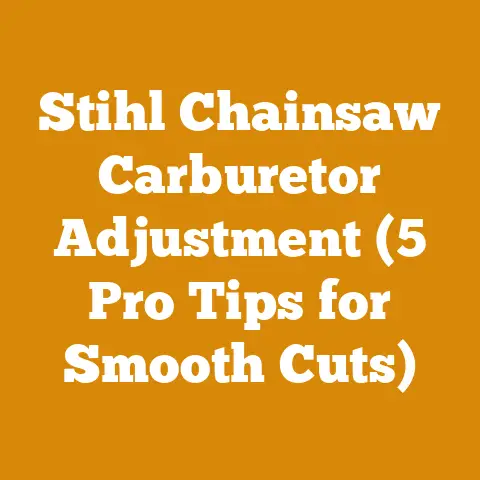 Stihl Chainsaw Carburetor Adjustment (5 Pro Tips for Smooth Cuts)