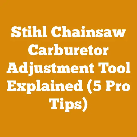 Stihl Chainsaw Carburetor Adjustment Tool Explained (5 Pro Tips)