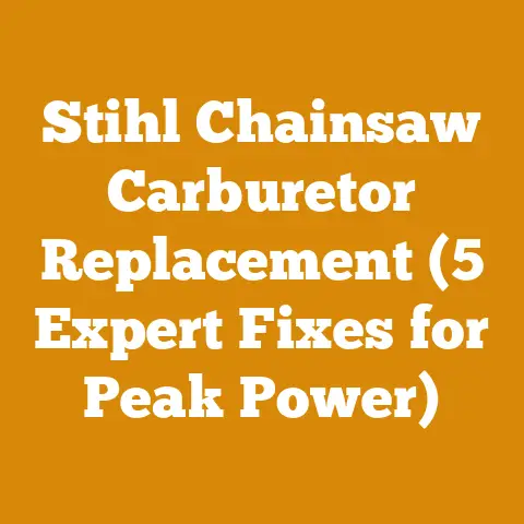 Stihl Chainsaw Carburetor Replacement (5 Expert Fixes for Peak Power)