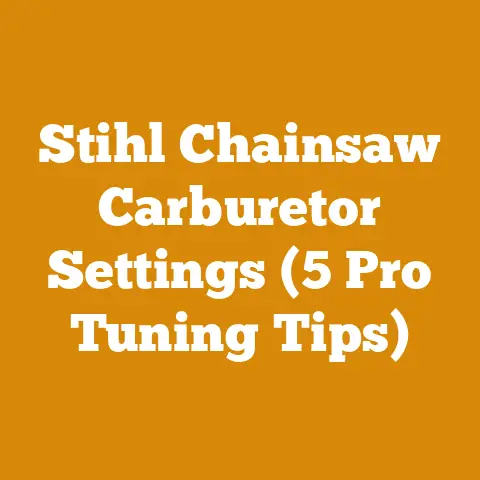 Stihl Chainsaw Carburetor Settings (5 Pro Tuning Tips)