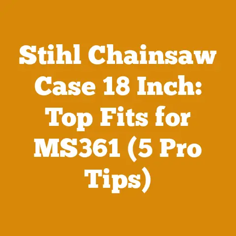 Stihl Chainsaw Case 18 Inch: Top Fits for MS361 (5 Pro Tips)