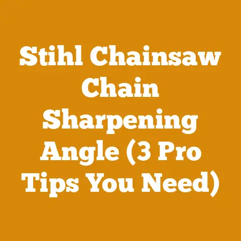 Stihl Chainsaw Chain Sharpening Angle (3 Pro Tips You Need)