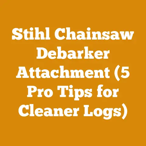 Stihl Chainsaw Debarker Attachment (5 Pro Tips for Cleaner Logs)