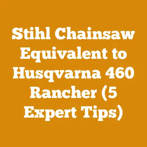 Stihl Chainsaw Equivalent to Husqvarna 460 Rancher (5 Expert Tips)