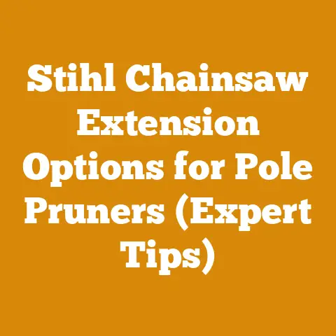 Stihl Chainsaw Extension Options for Pole Pruners (Expert Tips)