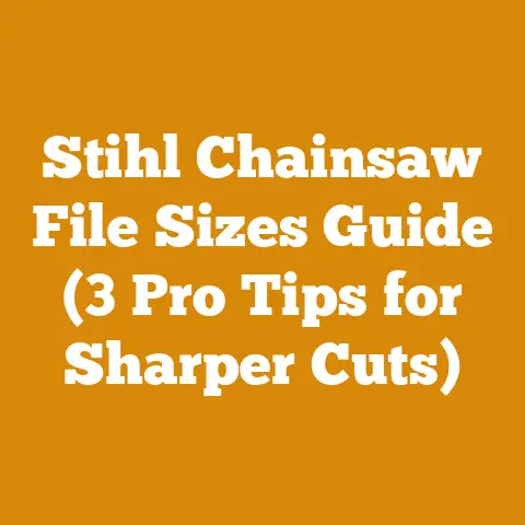 Stihl Chainsaw File Sizes Guide (3 Pro Tips for Sharper Cuts)