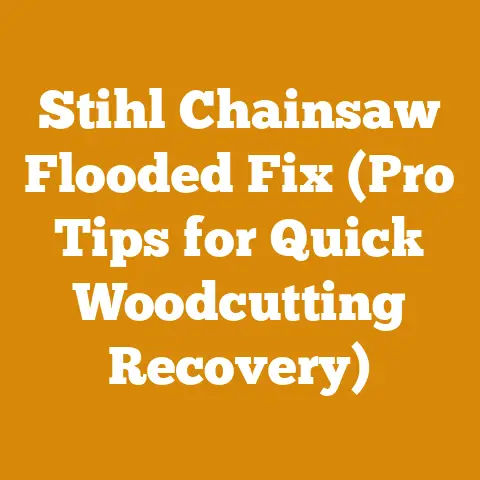 Stihl Chainsaw Flooded Fix (Pro Tips for Quick Woodcutting Recovery)